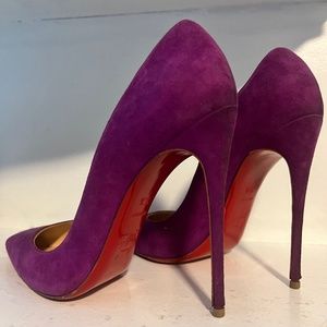 Authentic Christian Louboutin maroon heels